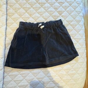 Cat & Jack Black Terry Skort Sz 10/12